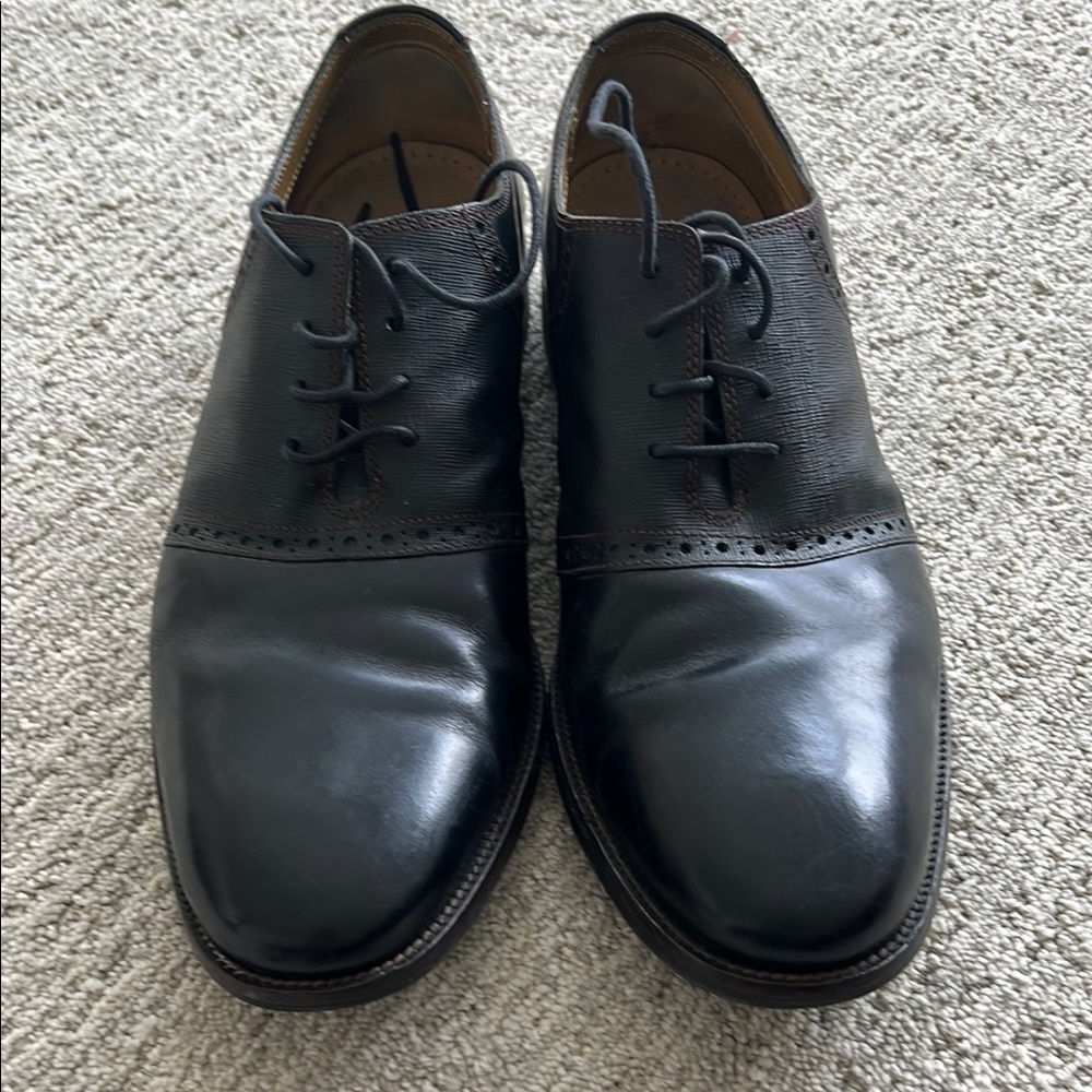 Cole Haan Black Leather Men's Derbys